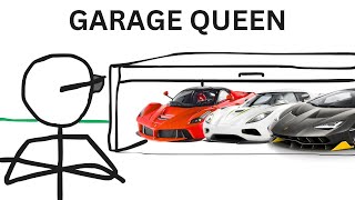 When youre rich AF but your cars are garage queen [upl. by Vashtee]