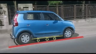 Ground Clearance comparison  WagonR 2019 Baleno Tiago Ignis Kwid etc in HINDI  TTG [upl. by Hemphill]