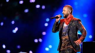 Justin Timberlake covers Prince at Super Bowl halftime show [upl. by Alleb]