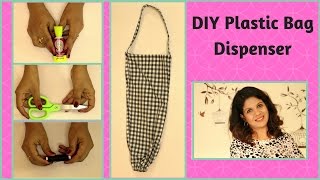 DIY Plastic Bags Dispenser From Old Pant  Polybag Organizer [upl. by Arevle101]