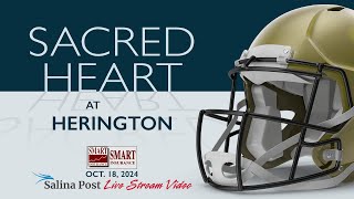 Sacred Heart Football at Herington 101824 [upl. by Giltzow764]