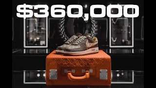 Unboxing The 360000 Louis Vuitton x Air Force 1 designed by Virgil Abloh  Culture Kings [upl. by Hayashi]