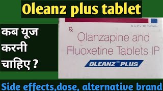 Oleanz plus tablet use in hindi side effects dose alternative brand [upl. by Akinek]