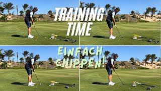 TRAINING TIME  Einfach Chippen golf golfswing golftips [upl. by Bronk]