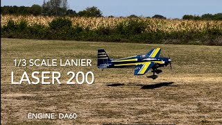 Laser 200 RC Plane Lanier 13 Scale [upl. by Yatnwahs]