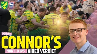 PRIDE OF ANGLIA  Connors Verdict Norwich City 10 Ipswich Town [upl. by Mullins]