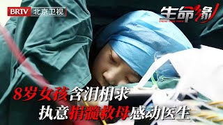 妈妈患白血病命悬一线 8岁女孩含泪相求执意捐髓救母感动医生 连麻药都没打…【生命缘 2017】 [upl. by Baese269]