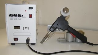 Stainless steel welding Gun Solder machine for channel letters [upl. by Nylatsyrc286]