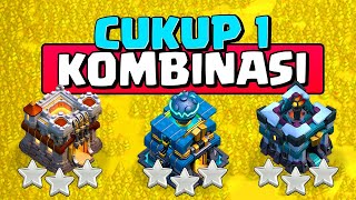 CARA WAR TH 11 12 Dan 13 DENGAN 1 KOMBINASI SAJA  Clash of Clans [upl. by Eiggep]