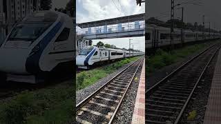 Tirunelveli  Chennai Egmore Vande Bharat Express blasting 120kmph vandebharatexpress indian [upl. by Ahsiruam997]