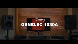 Genelec 1030A Test [upl. by Sirraf]