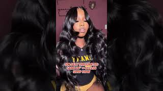 Just a bang on a glueless wig😍🔥Cant beat the lace amp curls Wig link in my bi0 allovehair shorts [upl. by Awjan]