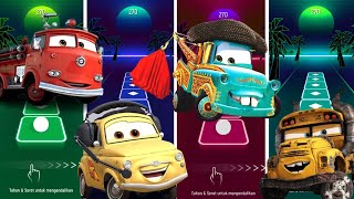 🏎️ Tow Mater vs Dinoco King vs Lightning Mcqueen vs Cursed Miss Fritter \ Coffin Dance 🎯 [upl. by Neona]