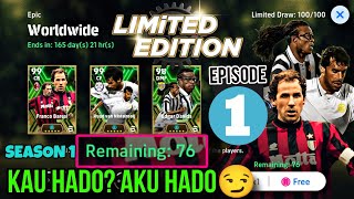 DRAW PERCUMA 7️⃣6️⃣ EPIC‼️LIMITED EDITION‼️EPISODE PERTAMA IN DA HAUSS 😱🤯😍❤️🔥🔥🔥💯💯💯MEMBURU1️⃣5️⃣EPIC [upl. by Cosmo]