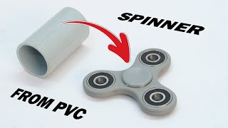 how to make a fidget spinner from pvc pipe  Top One Maker  toponemaker [upl. by Ecadnarb]