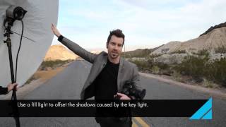 Creating high contrast with powerful flashes amp Umbrella Modifiers  OnLocation outside of Vegas [upl. by Pardoes]