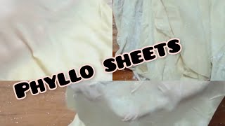 Homemade phyllo sheets recipeFilo Pastry recipeEasy Homemade filo or Dough Recipeফিলো শিট রেসিপি [upl. by Ahsikam704]