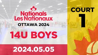 2024 Volleyball Canada Nationals 🏐 Ottawa 14U Boys GOLD MEDAL MATCH  Court 1 20240505 [upl. by Cherlyn]