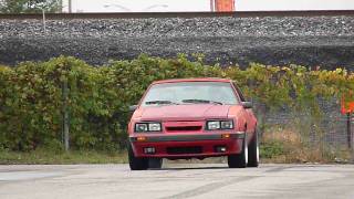 1986 Mustang GT 351W Burnout [upl. by Foskett274]