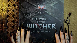 ASMR Book Triggers 📓 The World of the Witcher 📖 Page Turning Tracing Tapping ✨ Whispering [upl. by Matthus]