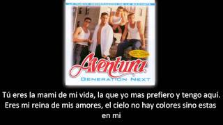 Aventura  La novelita lyric  letra [upl. by Onidranreb33]