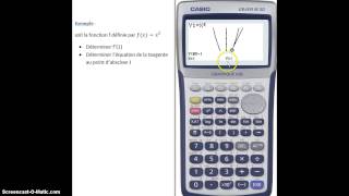 Tangente et nb dérivé GRAH 35 [upl. by Ilac]