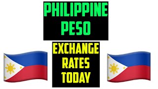 Philippine Peso Exchange Rates Today 27 September 2024 [upl. by Adnilahs795]