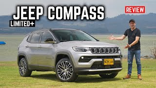 Jeep Compass Limited Plus 🔥 Más equipada segura y tecnológica 🔥 Prueba  Reseña 4K [upl. by Nnaoj]