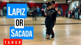 TANGO Lapiz or Sacada in Back Ocho 2212024 [upl. by Allison874]