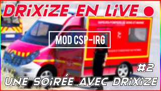 UNE SOIRÉE AVEC DRIXIZE EN LIVE SUR GTA [upl. by Ailedamla]