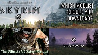 An InDepth Look and Tutorial on 2 of The Best Wabbajack Modlists For Skyrim VR [upl. by Esiouqrut]