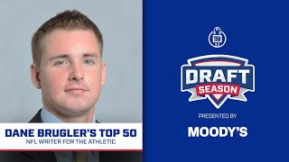 The Athletics Dane Brugler’s Top 50 NFL Draft Prospects  Draft Season  New York Giants [upl. by Belen838]