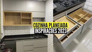 TENDÊNCIAS 2023 COZINHA PLANEJADA PARA VOCÊ SE INSPIRAR  KING MOVELARIA [upl. by Nylrebma]