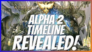 ALPHA 2 TIMELINE FINALLY REVEALED  Ashes of Creation [upl. by Adnawyek]