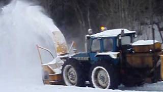 County 654 Blowing snow in Norway [upl. by Innek]