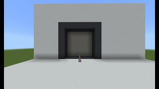 showcase 5x5 Piston Door  Minecraft Bedrock [upl. by Leitman883]