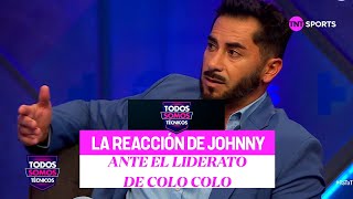 La reacción de Johnny Herrera ante la remontada de Colo Colo en la tabla  Todos Somos Técnicos [upl. by Lulu722]