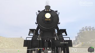 The 515 Steam Locomotive Trainz  Toots Porkys Railroad 1937 [upl. by Ltsyrk354]