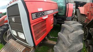 1996 Massey Ferguson 8130 Dynashift 60 Litre 6Cyl Diesel Tractor 155 HP [upl. by Bertie]