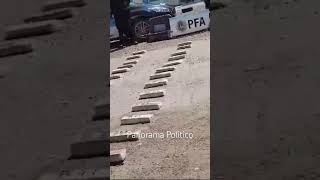 Villarino Ruta 3 KM 714 Incautan 101 kg de marihuana a transportista policiafederal narcos milei [upl. by Sender287]