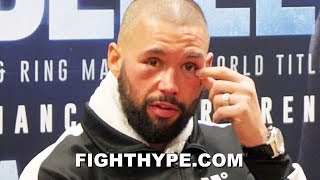 TONY BELLEWS LAST POSTFIGHT PRESS CONFERENCE OF CAREER AFTER KNOCKOUT LOSS TO USYK [upl. by Jesh]