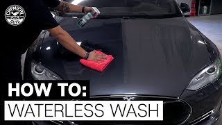 How to Wash Your Car Without Water  No Hose Waterless Car Wash  Chemical Guys [upl. by Gabrielson]