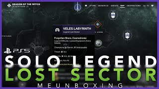 Solo LEGEND Lost Sector Veles Labyrinth season22 destiny2 armsday [upl. by Sheffie]