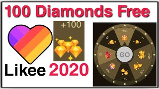 Likee App New Event Reward 2020  100 Diamonds Free 2020 [upl. by Yraccaz852]