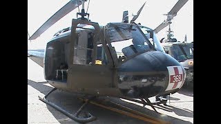 American Huey 369  Gathering of Veterans amp Patriots  Grissom Aeroplex  Peru Indiana [upl. by Eelirem]