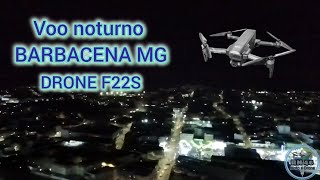 voo noturno DRONE F22S 4K PRÓ [upl. by Addy]