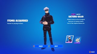 JUJUTSU KAISEN SKINS RETURN RELEASE DATE IN FORTNITE ITEM SHOP CHAPTER 5 SEASON 3 2024 [upl. by Urd]