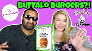 Tattooed Chef Buffalo Cauliflower Burgers Review [upl. by Arihk]