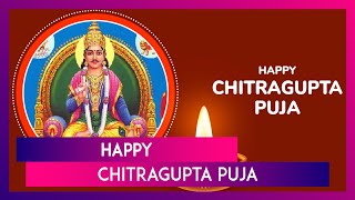 Chitragupta Puja 2024 Wishes Messages Greetings And Quotes To Share With Friends amp Family [upl. by Saidee]