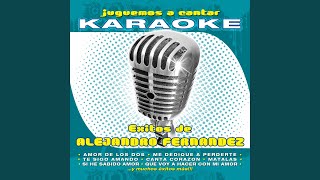 Te Sigo Amando Karaoke Version Originally Performed by Alejandro Fernández [upl. by Edbert]